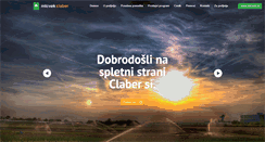 Desktop Screenshot of claber.si